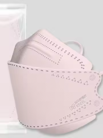 Large face mask with enlarged size KF fat fish shaped 23cm long plus large size KN95 four layers cub