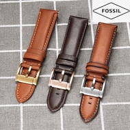 Fossil Genuine Leather Watch Band for Men - 22mm Replacement Strap Compatible with FS4735/FS4812/FS5