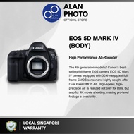 Canon EOS 5D Mark IV &amp; 5D IV DSLR Camera (Body) | Canon Singapore Warranty