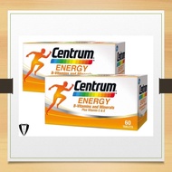 [EXP:10/2024] CENTRUM ENERGY B-VITAMINS AND MINERALS PLUS VITAMIN C & E 2 x 60's