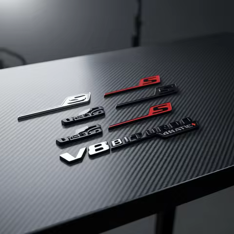 Letters GLE43 GLE53 GLE63 GLE63S V8 Biturbo 4matic+ Emblem for Mercedes Benz AMG Car Side Trunk Rear