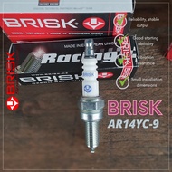 BRISK Spark Plug COPPER AR14YC-9 for Honda CBR 150R Modenas Vario Yamaha Lc135 motorbike