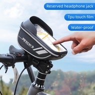 Waterproof Bike Front Phone Bag Storage Outside Bag Multifunction Riding Bag Mountain Bike Front Bag