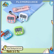 Kitchen Digital Timer LCD Alarm Kitchen Clock Mini Magnetic Back Alarm Clock Learning Timer flower