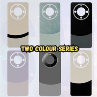 Xiaomi Mi A1 A2 A3 8 SE 9 Lite 9T 10T 10 Pro Ultra 3M Two Colour Plain Leather Back Cover Sticker