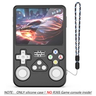 R36S Silicone Case with Anti-Lost Strap for R36S Retro Handheld Game Console Silicone Protective Cas