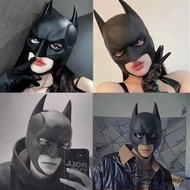 Latex Batman Mask Hood Halloween Costume Props Batman Mask Masquerade Helmet -Rosser2
