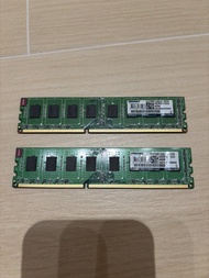 2 x Kingmax DDR3 1333MHz 4GB RAM 記憶體 (total 8GB)