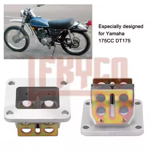 Motorcycle Engine Block Accessories for Yamaha DT125 RS125 DT175 DT180 DT200 DT 125 Motor Bike Reed 