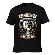 Death Before Decaf Fashion Mens Tshirts Cool Style Wear