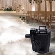 3500W DJ Stage Effect Dry Ice Machine Wedding Party Low Smoke Machine Portable Performance Event Smo