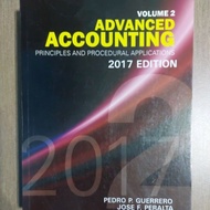Advanced Accounting Vol. 2 (Guerrero, 2017)