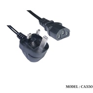 VC Power Cord UK 3Pin Desktop Cable 13A 8A 5A Fused Big UK C15 Plug 1.0mm 1.5mm 1M 1.8M 3M 5M Meter