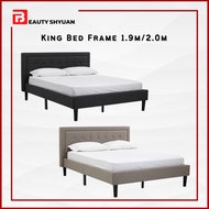 HAYDEN 1.8M Solid Wood King Bed Frame King Bedframe Katil King Kayu Katil Kayu King Size Bed Katil Divan King Divan 双人床架