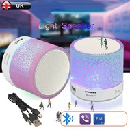 WX5I (Ready Stock)Bluetooth Wireless Mini Speaker with Disco LED Light 2 in 1 USB Cable
