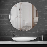 Round Acrylic Household Soft Mirror Degree Mirror Dressing Mirror Bathroom Entrance Wall Bathroom Wall Stickers Can Be Customized