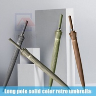 24-rib Long Umbrella Large Reinforced Straight Pole Umbrella Oversized Windproof 115cm in Diameter A