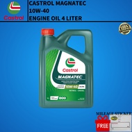 CASTROL MAGNATEC 10W-40 Engine Oil 4L Synthetic Technology Engine Oil API SP ACEA A3/B4 for Petrol a