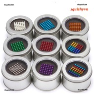 Smart puzzle magnet set with 216 pieces, 5mm radius, many colors