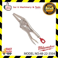 spanar box tool set 🍒milwaukee🍒 Milwaukee 48-22-3504 4" Torque Lock™ Long Nose Locking Pliers with Grip