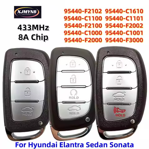 XJMYNB 95440-C1000 C1001 C1100 C1101 C1610 F2000 F2002 F2100 F2102 F3000 Smart Remote Car Key For Hy