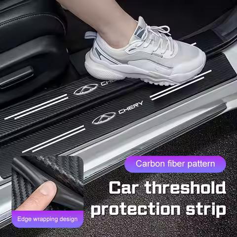 Car Door Sill Sticker Threshold Strip Film For Chery TIGGO 3 4 5 7 Pro 8Pro Max MVM X22 DR3 Amulet A