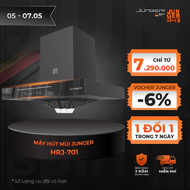 [MIỄN PHÍ LẮP ĐẶT] Máy hút mùi Junger HRJ-701 1000m3/h Cảm biến khí gas CO2 Bảo Hành 24 Tháng