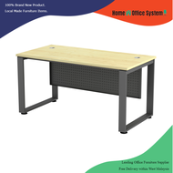 6 Feet Rectangular Shape Office Table with Square Metal Leg (180cm x 75 cm x 75cm) - Home & Office S