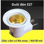 E27 lamp holder - E27 lamp holder - Tail with plug.