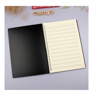 B5 [Music Staff Score] Score Exercise Book Transparent PP Coil for Piano/Guitar/Bass Mla7 [Music ]