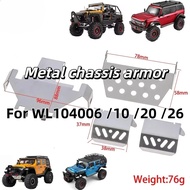 WLtoys 104006 104010 Stainless Steel Chassis Armor Upgrade Protection Parts For WLtoys 104020 104026