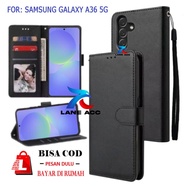 FLIP CASE FOR SAMSUNG GALAXY A36(5G) FLIP WALLET CASING hp, FLIP WALLET LEATHER COVER, FLIP LEATHER 