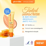 GLOOW & BE Glass Skin Tinted Sunscreen SPF 30 PA+++ | Tinted Sunscreen Minim Oksidasi