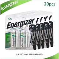 Energizer Power Plus AA / AAA 1.2V NiMH Rechargeable Battery Batteries 2000/800 mAh（Card）