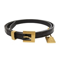 สภาพเหมือนใหม่ เข็มขัด Hermes Lucky Belt หนัง Porosus สีดำ ประทับตรา Y (ผลิตปี 2020) เข็มขัด สีดำ 13