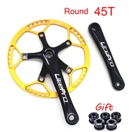 Chainring 130 BCD Crankset Folding Bike BMX Single Speed Litepro Chainwheel AL7075 170mm Crank 130bc