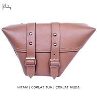 ~UNIK~ 1 PASANG (Kanan Kiri) Side Bag Tas Samping Japstyle Motor Classic Cover Box Bok Aki