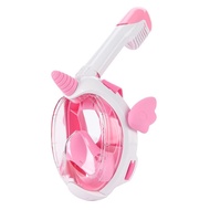 [พร้อมส่งจากไทย] หน้ากากดำน้ำเด็ก Full face snorkel Unicorn mask for kids ดำน้ำ
