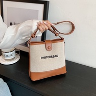 TM Fashion Retro Patchwork Underarm Bag for Women& 39;s 2023 New Casual and Minimalist Bucket Single