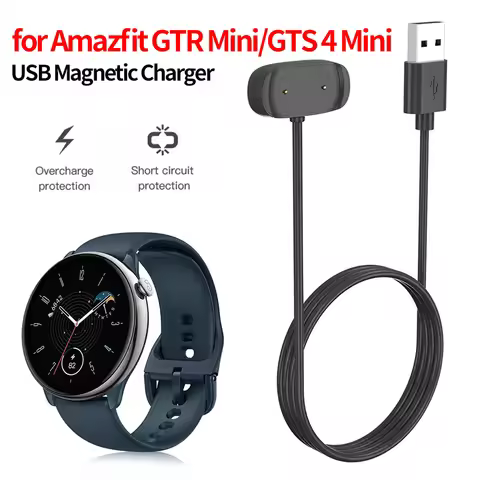 Charger for Amazfit GTR mini/GTS 4 mini/Bip 3 Pro/Bip 3/GTR 2e/GTS 2e/T-Rex/GTS2 mini Pro/Bip U A201