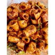 (WEIGHT 1 KG) CRISPY FRIED SQUID JAWARA 1 KG 1000g Spicy Orange/Cikruh PremiumOriginal/ Viral Bandun