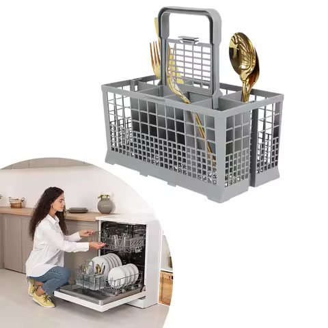 1PCS Dishwasher Cutlery Basket Knife Fork Storage Basket for Bauknecht Whirlpool Indesit Hotpoint Di