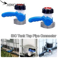 HONEYROOM Male Export Butterfly Valve Switch, 75mm Liters 62mm To DN40/DN50 IBC Tank Tap Pipe Connec