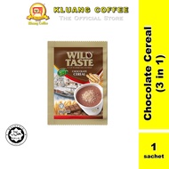 Kluang Wild Taste Chocolate Cereal 3 in 1 Instant Drink (1 sachet x 30gm) Bijiran Sarapan