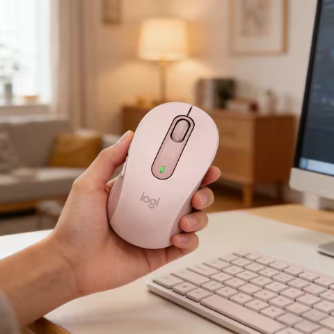 Logitech M650L Wireless Mouse Large Size SmartWheel Silent Click Logi Bolt Bluetooth 24-Month Batter