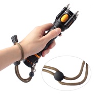 50000LM LED XM-L T6/L2 5-Mode Flashlight Torch Light Four Attack Heads Alarm