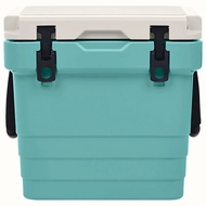25QT Blue high-performance food insulation rotomolded box cooler for hiking, portable plastic ice bo