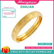 [BG5011] Gelang Tangan ZHULIAN Gold Plated Bangle Jewellery Emas Saduran Barang Kemas gelang zhulian