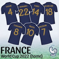 France World Cup 2022 (home) Sticker Football Jersey