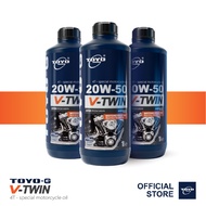 TOYO-G  V-TWIN 20W-50 | 4-Stroke Motorcycle SYNTHETIC Plus/Ester Power Engine Oil (1L)